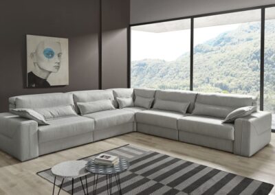 sofa modelo ares gris