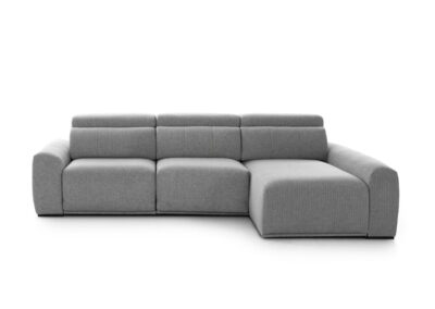 sofa modelo candanchu gris tres plazas en l