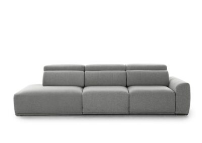 sofa modelo candanchu gris tres plazas frontal