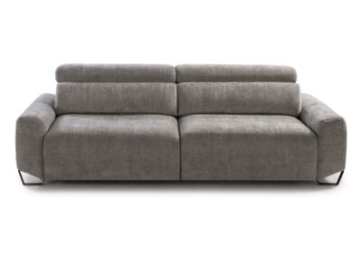 sofa modelo cerler gris de dos plazas