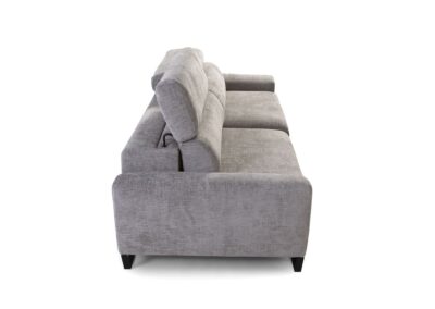 sofa modelo cerler gris de perfil